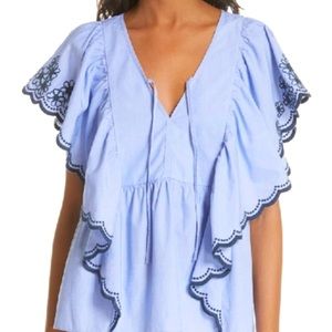 ♠️ kate spade ♠️ Daisy Embroidered Blouse